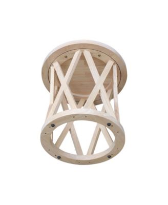 Round Ceylon End Table