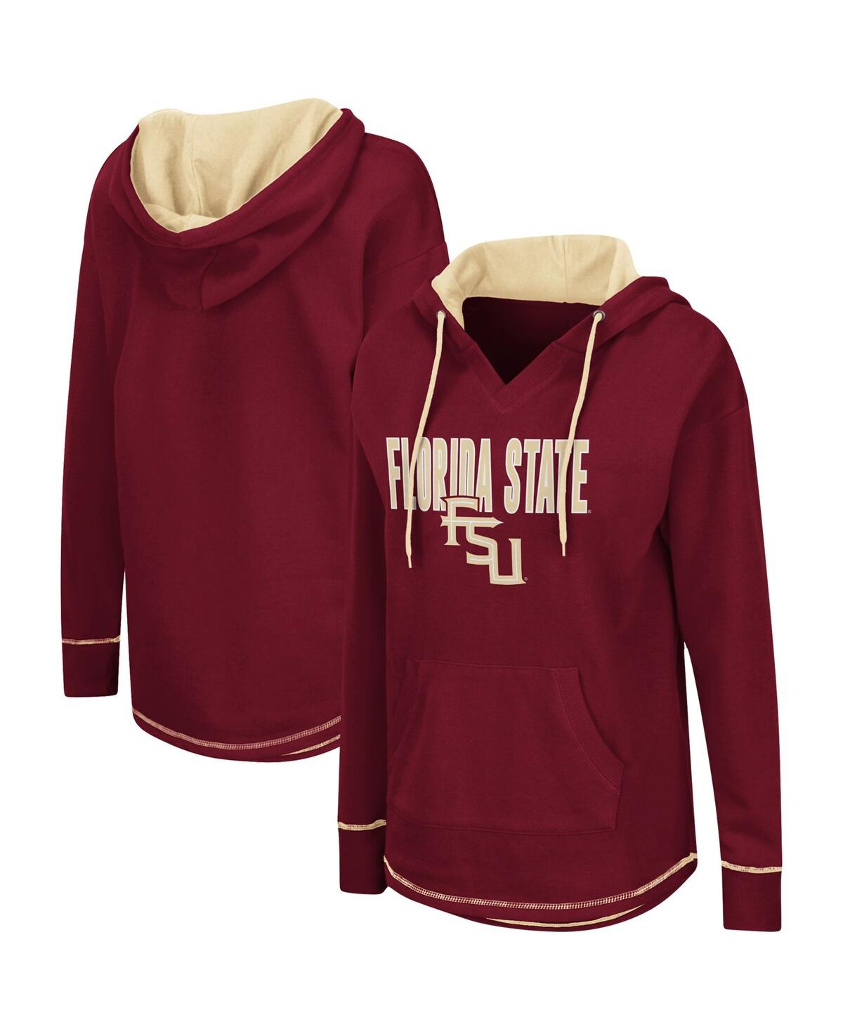 Women's Garnet Florida State Seminoles Tunic Pullover Hoodie - Garnet