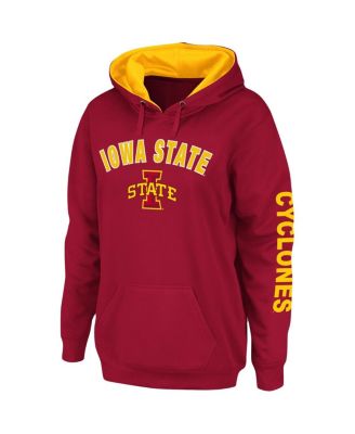 Women's Cardinal Iowa State Cyclones Loud and Proud Pullover Hoodie