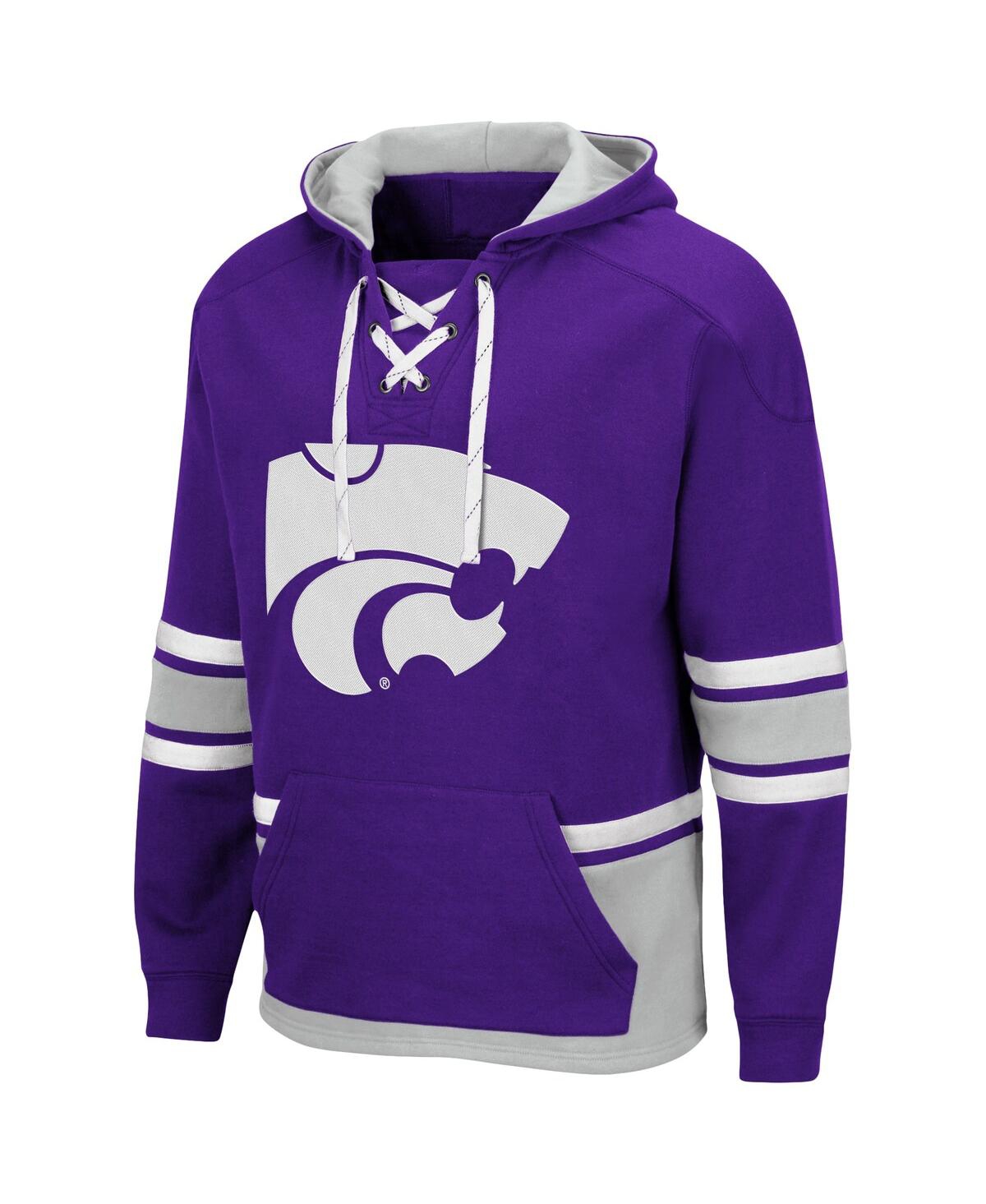 Shop Colosseum Men's Purple Kansas State Wildcats Lace Up 3.0 Pullover Hoodie
