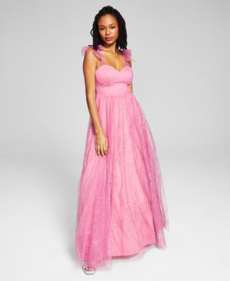 City Studios - Juniors' Shimmer Ball Gown