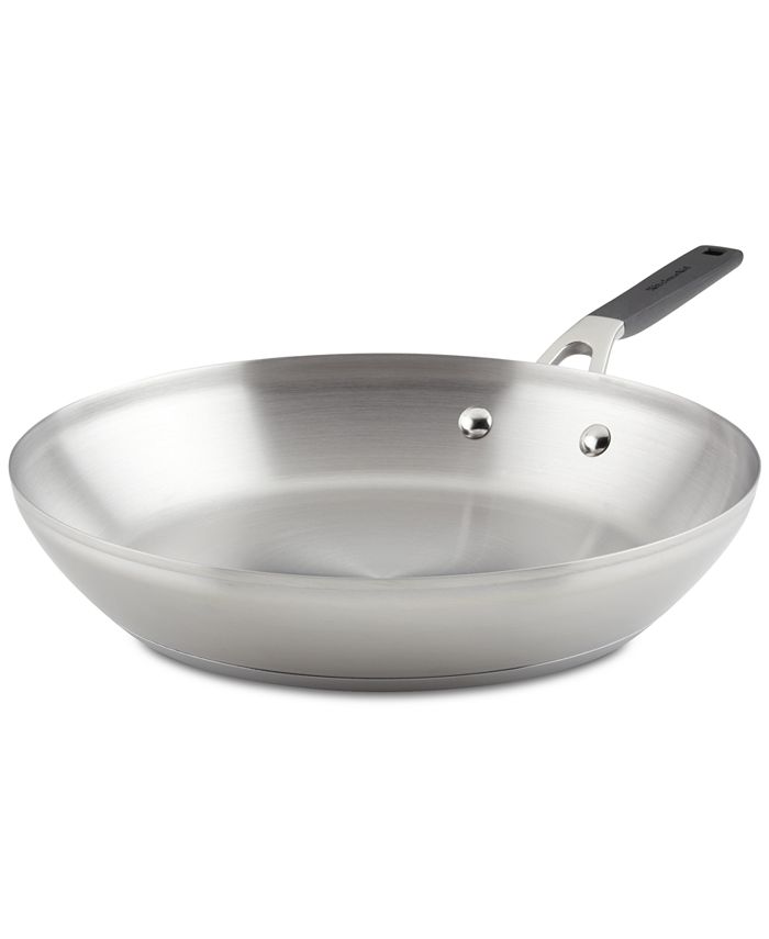 KitchenAid Stainless Steel 12" Induction Frying Pan Macy