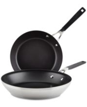 KitchenAid Architect® 10-Pc. Non-Stick Pour & Strain Cookware Set, Created  for Macy's - Macy's