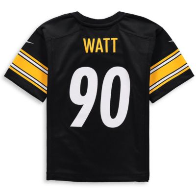 Little Boys and Girls Pittsburgh Steelers Player Game Jersey - T.J. Watt