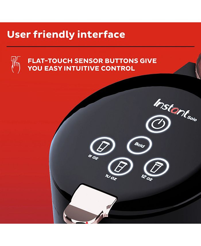 Instant Pot Solo 2in1 Single Serve Coffee Maker for Ground Coffee