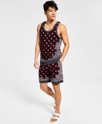 Sun + Stone - Men's Bandana Varsity Tank Top