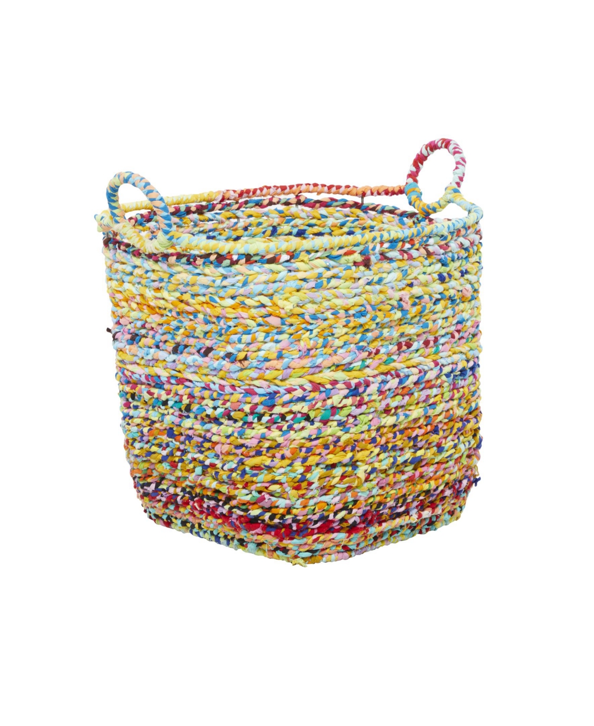 Rosemary Lane Eclectic Storage Basket, 23" X 18" In Multi