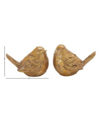 Farmhouse Bird Sculpture, Set of 2