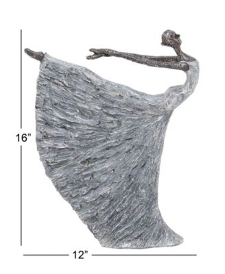 Traditional Ballerina Sculpture, 16" x 12"