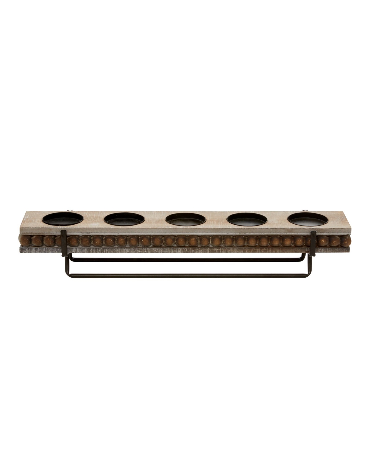 Wood Natural Candlestick Holders