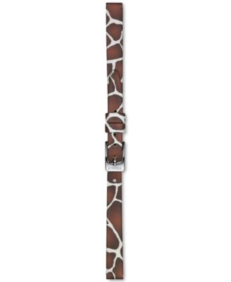 Women's Lovely Diamond 1/20 ct t.w. Printed Strap Watch 20mm