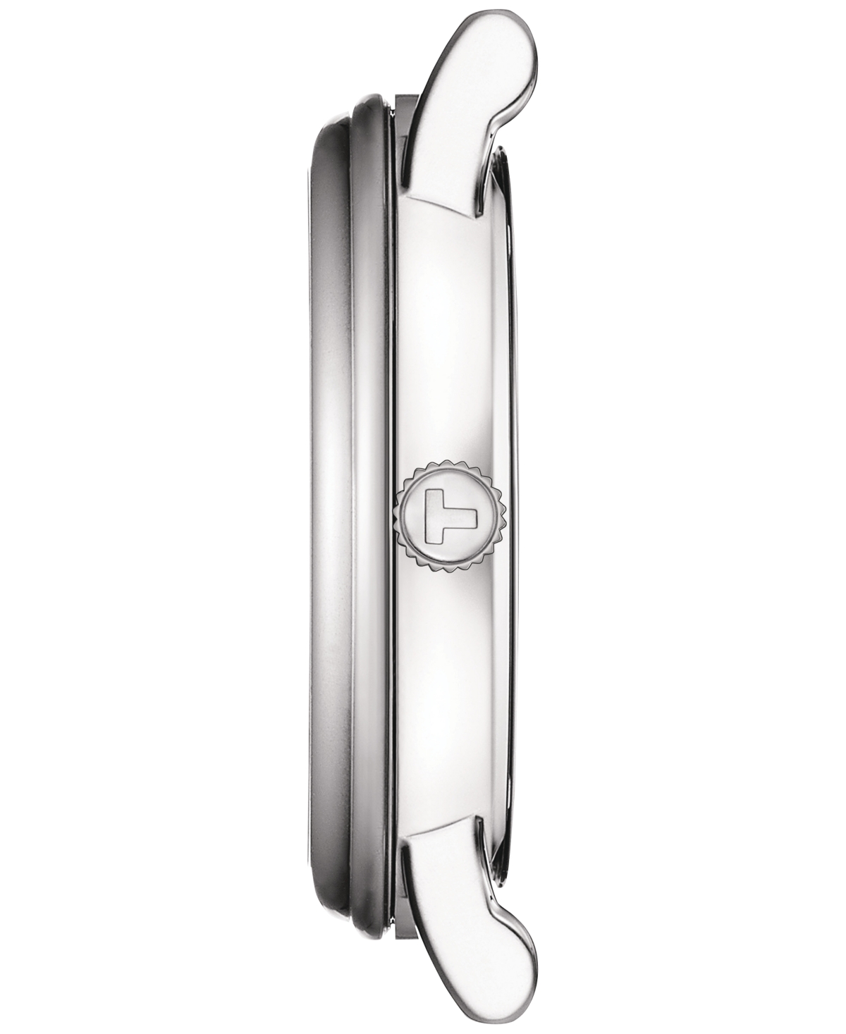 Shop Tissot Women's Carson Premium Lady Moonphase Stainless Steel Bracelet Watch 32mm In Silver