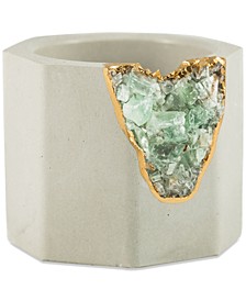 Green Calcite Geode Vessel
