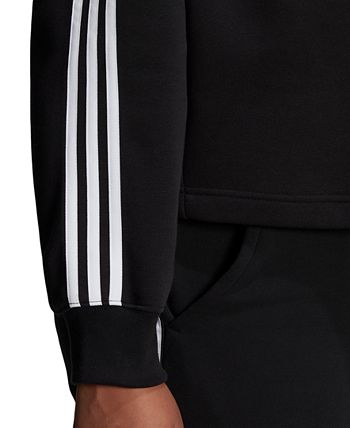 adidas Plus Size Cropped Striped Hoodie - Macy's