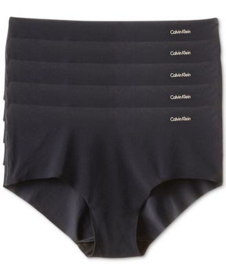 calvin klein underwear women's invisibles hipster 5 pack