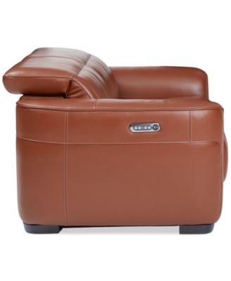 Lexanna 2-Pc. Leather Sofa with 2 Power Motion Recliners, Created for Macy's