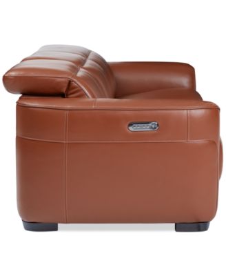 Lexanna 3-Pc. Leather Sofa with 2 Power Motion Recliners, Created for Macy's