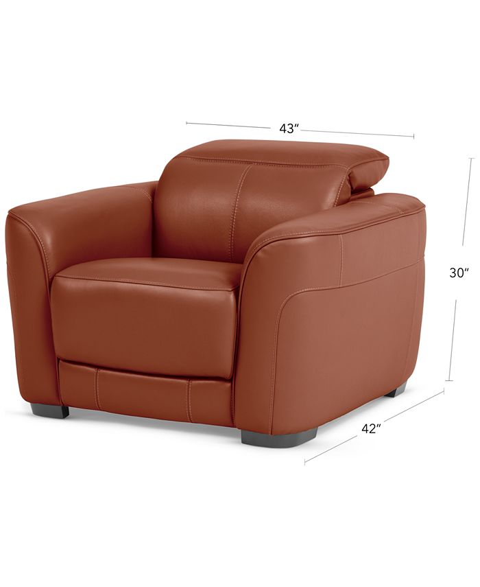 Furniture Lexanna Leather Recliner, Created for Macy's Macy's