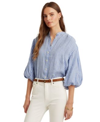 ralph lauren puff sleeve top