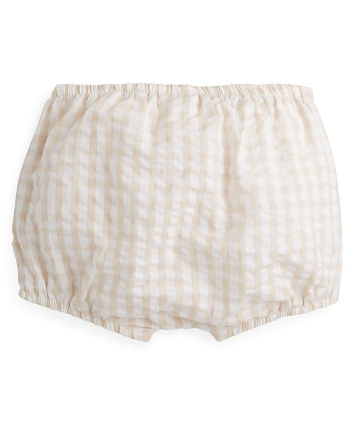 First Impressions Baby Neutral Gingham Shorts, Created for Macy's - Macy's