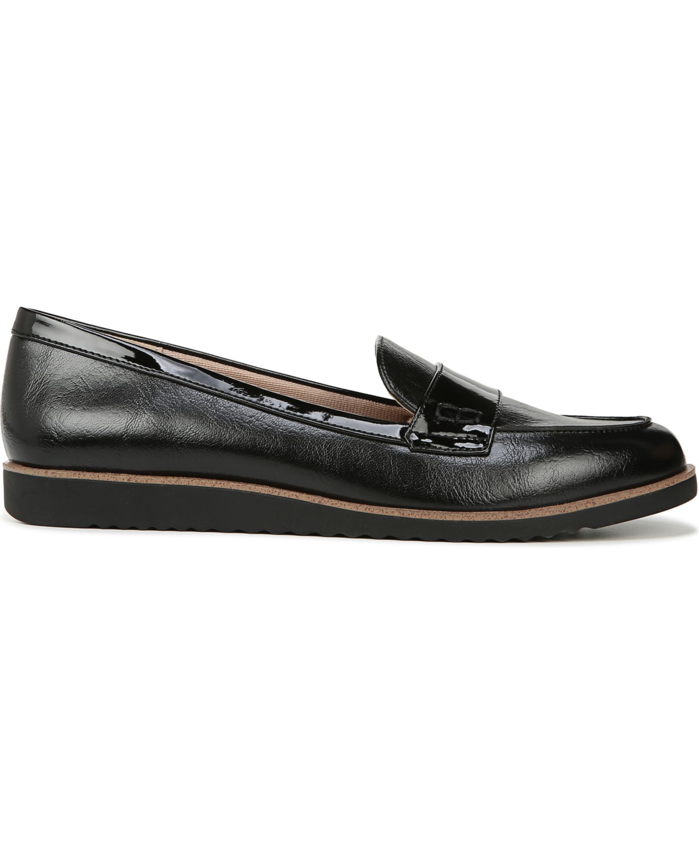 Женские туфли LifeStride Zee Slip On Penny, цвет: Чёрная искусственная кожа / Искусственный лаковый — фото 2