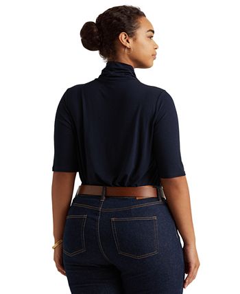 Lauren Ralph Lauren - Plus Size Lightweight Turtleneck Sweater