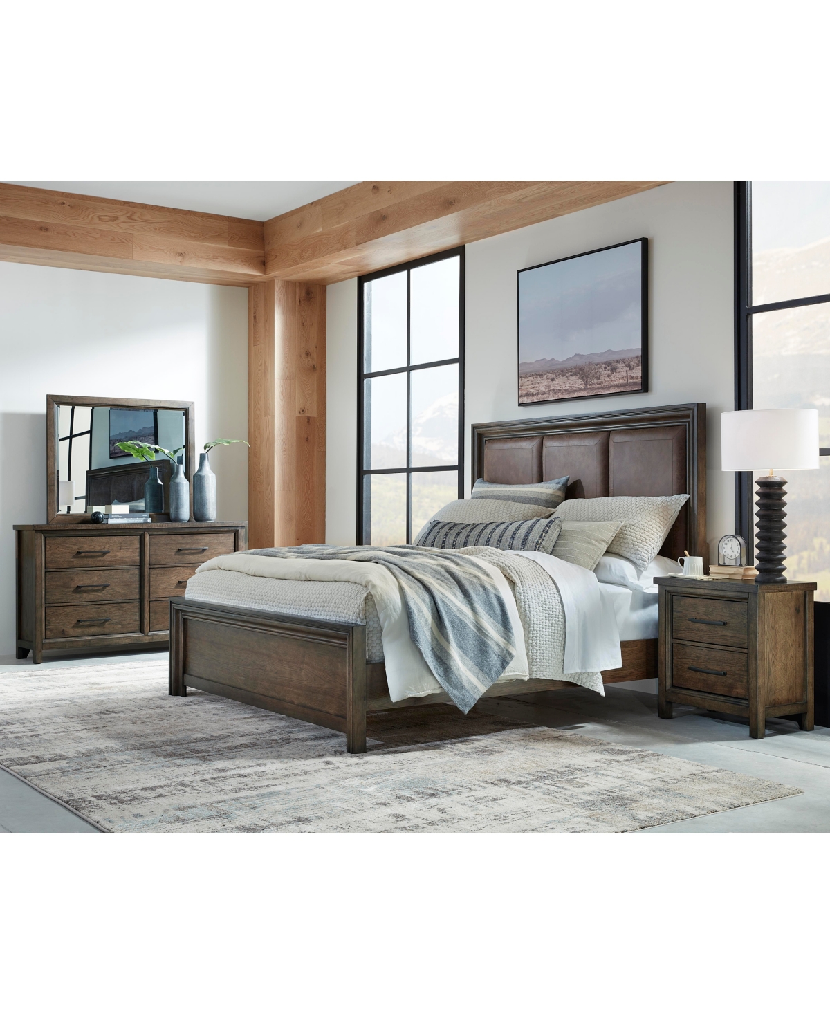 Denman Bedroom 3-Pc Set (King + Dresser + Nightstand)