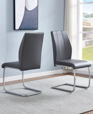 Gudmund Modern Dining Chairs, 2 Piece