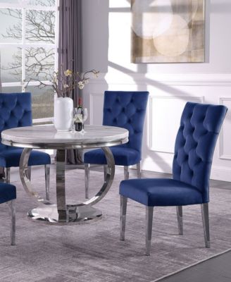 Layla Modern Upholstered Side Chairs, Set of 2