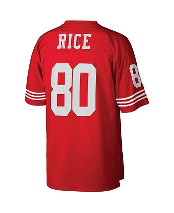 Youth Mitchell Ness Jerry Rice Scarlet/Gold San Francisco