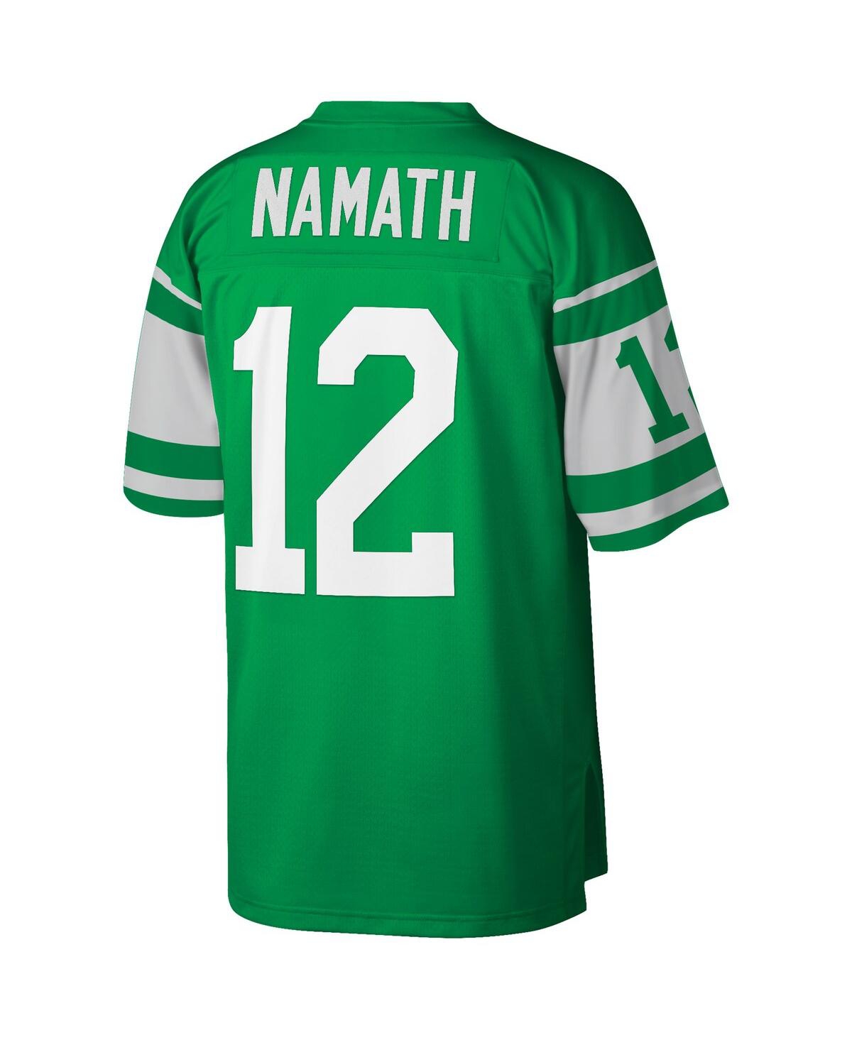 Men's Joe NamathNew York Jets Big and Tall 1968 Retired Player Replica Jersey - Green