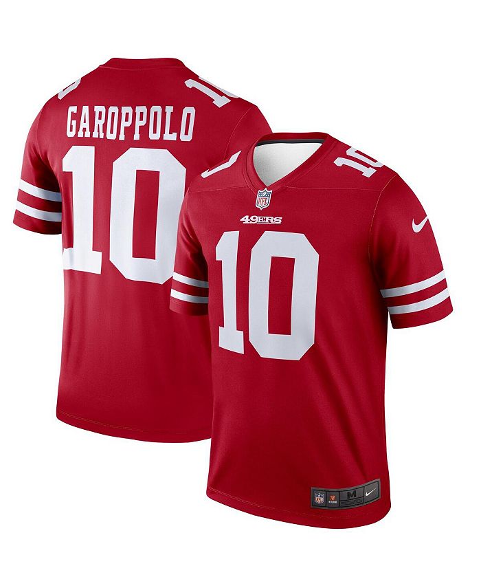 Nike Men's Jimmy Garoppolo Scarlet San Francisco 49ers Legend Jersey ...
