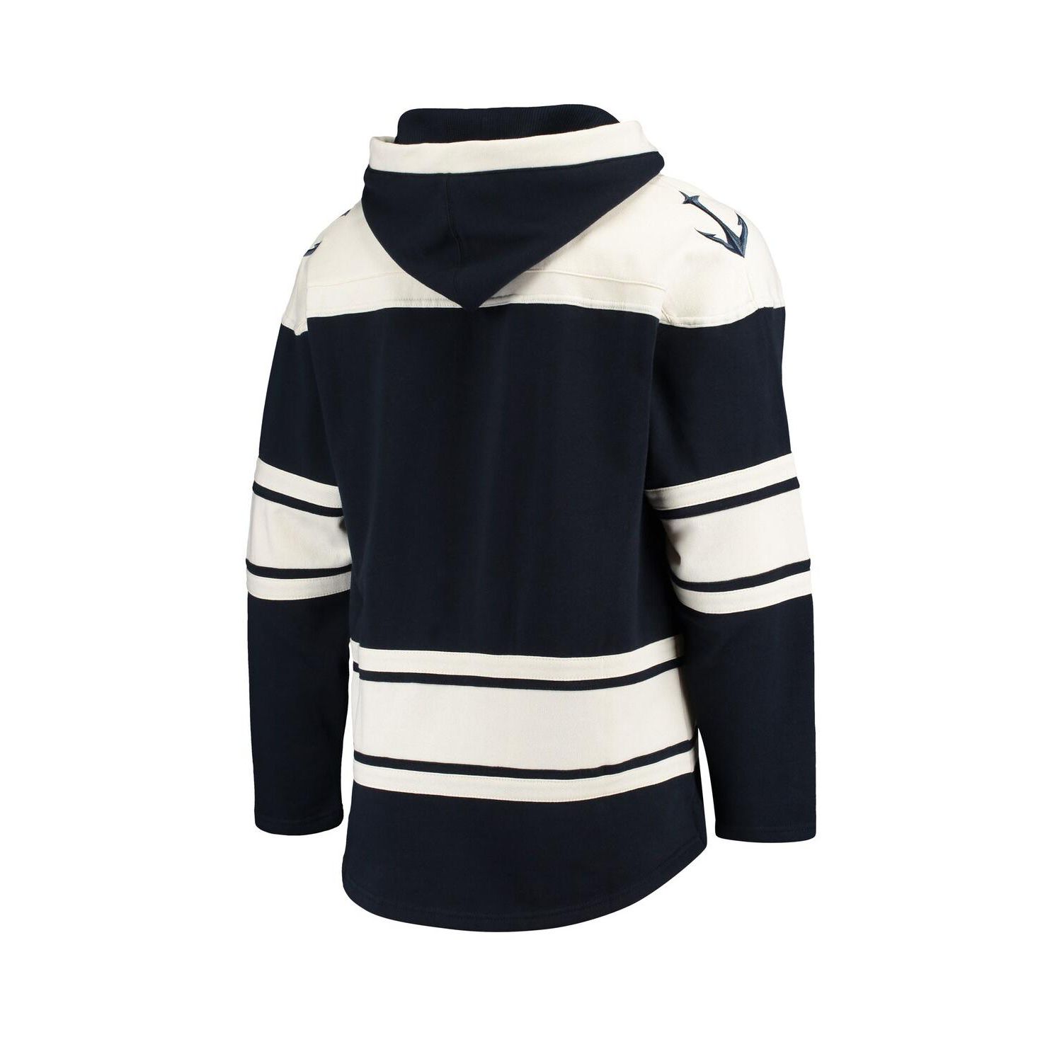 Men's Deep Sea Blue Seattle Kraken Superior Lacer Team Pullover Hoodie