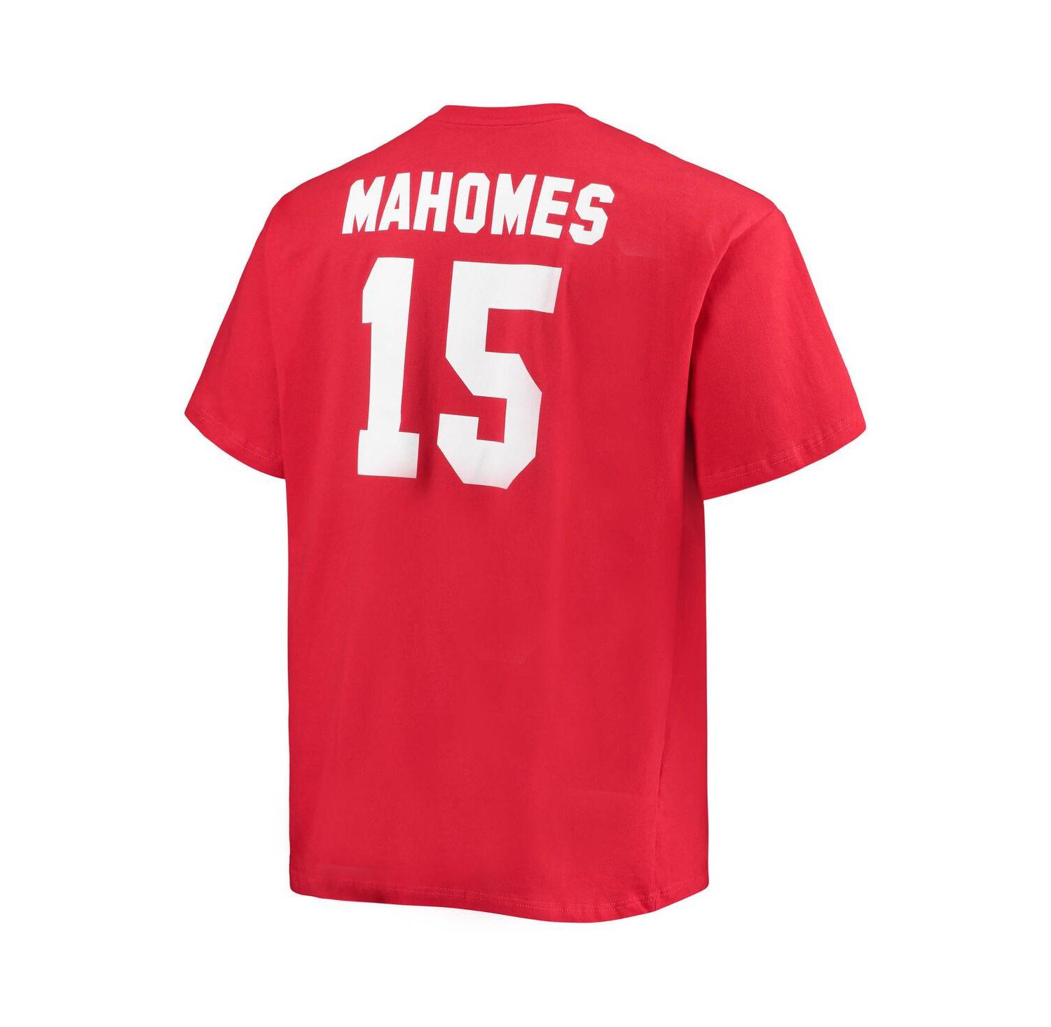 Men's Patrick Mahomes Red Kansas City Chiefs Big and Tall Player Name and Number T-shirt