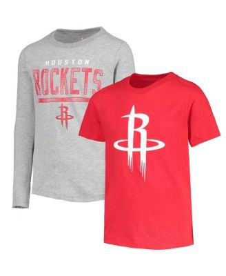 Big Boys Red Houston Rockets Team T-shirt Combo Set - Macy's