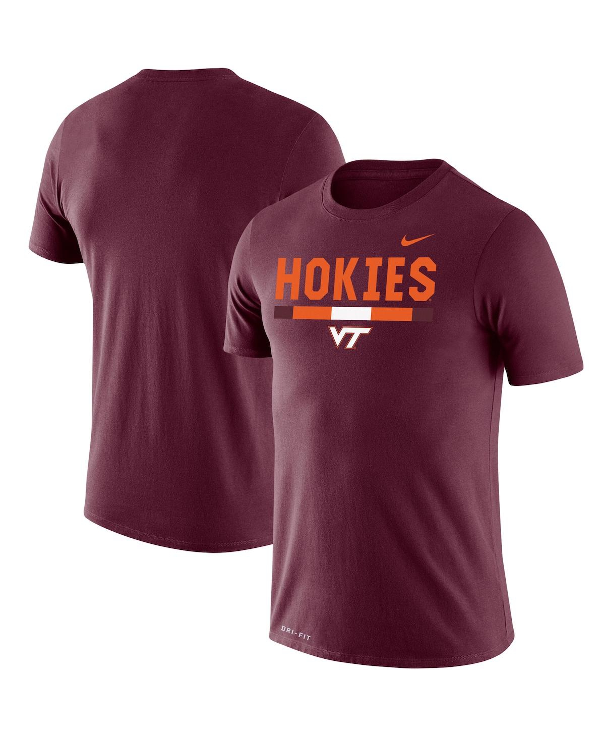 Men's Maroon Virginia Tech Hokies Team Dna Legend Performance T-shirt