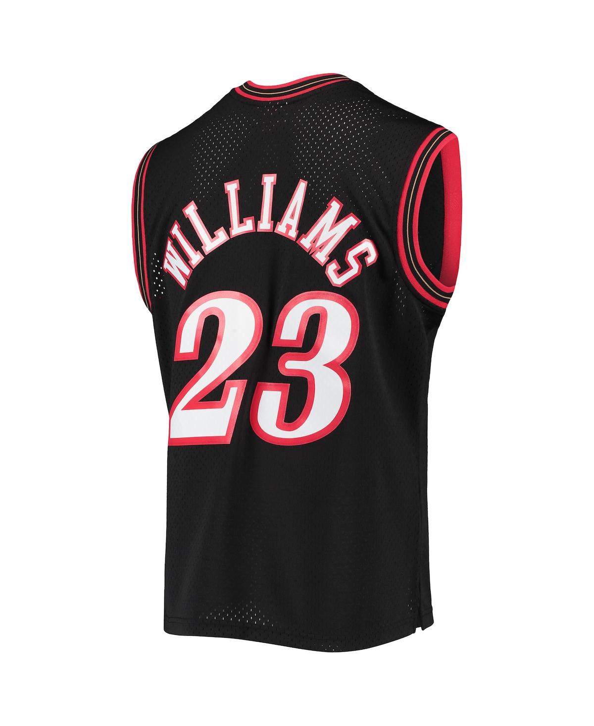 Men's Lou WilliamsPhiladelphia 76ers 2005-06 Hardwood Classics Swingman Jersey - Black