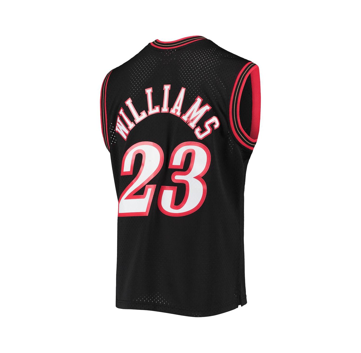 Men's Lou Williams Black Philadelphia 76ers 2005-06 Hardwood Classics Swingman Jersey