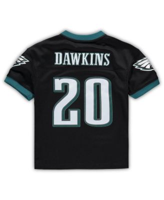 Toddler Girls and Boys Brian Dawkins Black Philadelphia Eagles 2004 Retired Legacy Jersey