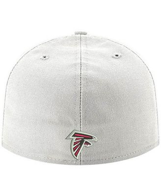 Men's White Atlanta Falcons Omaha ATL 59FIFTY Fitted Hat