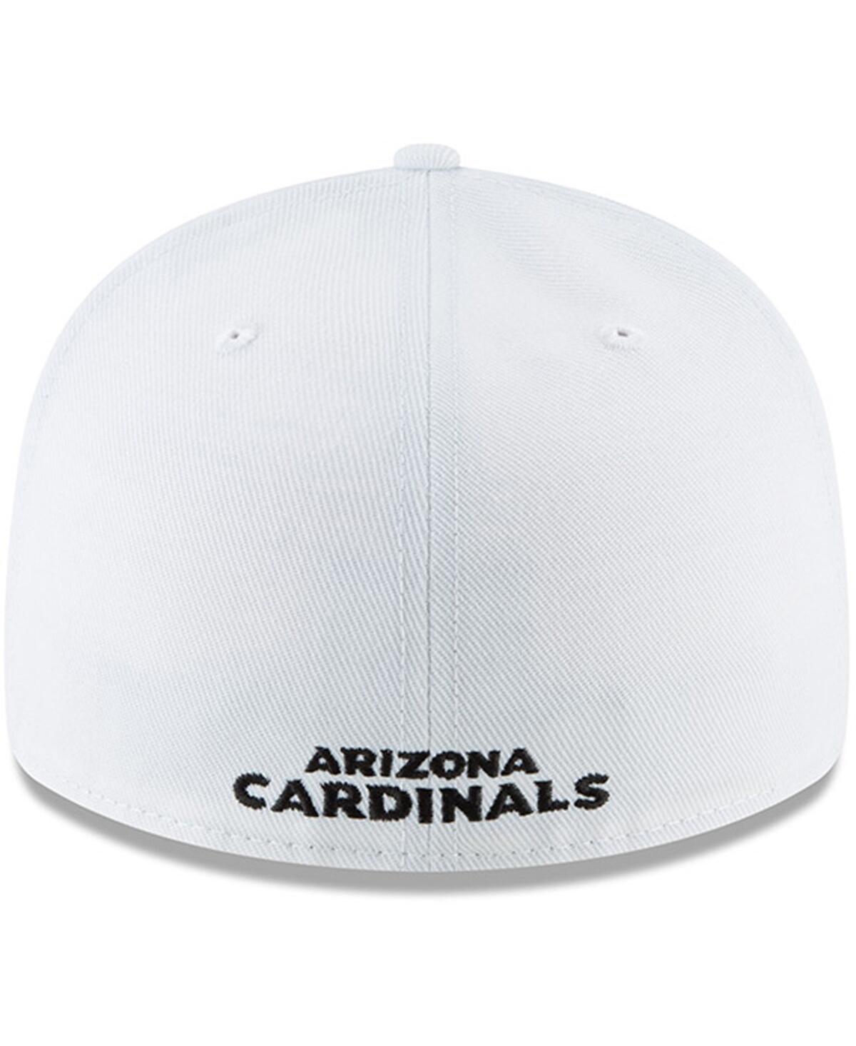 Men's White Arizona Cardinals Omaha Low Profile 59FIFTY Fitted Hat