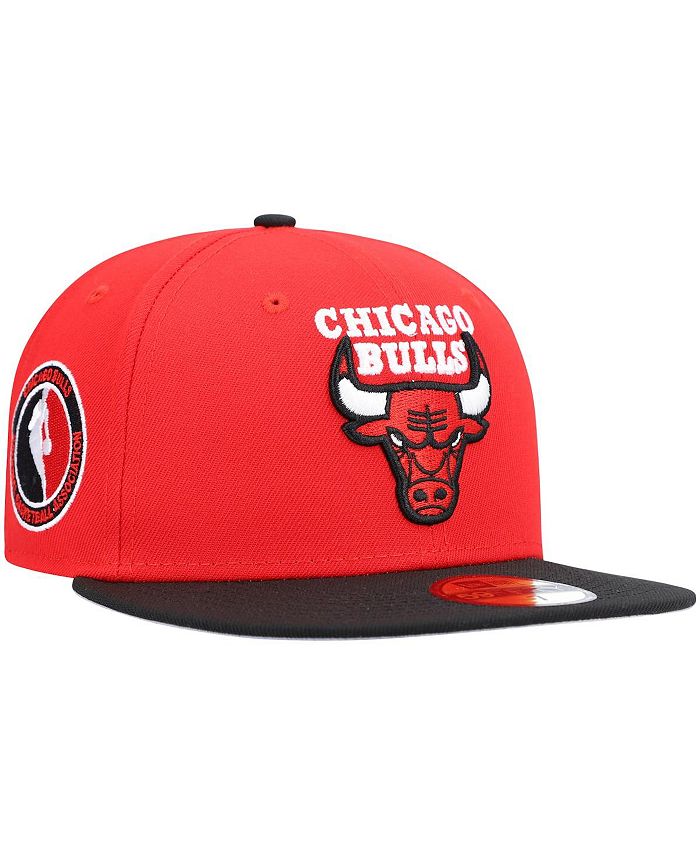 New Era Men's Red Chicago Bulls Team Logoman 59FIFTY Fitted Hat - Macy's