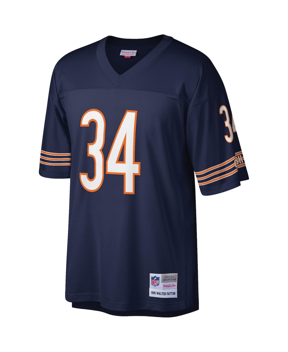 Men's Walter PaytonChicago Bears Big and Tall 1985 Retired Player Replica Jersey - Navy