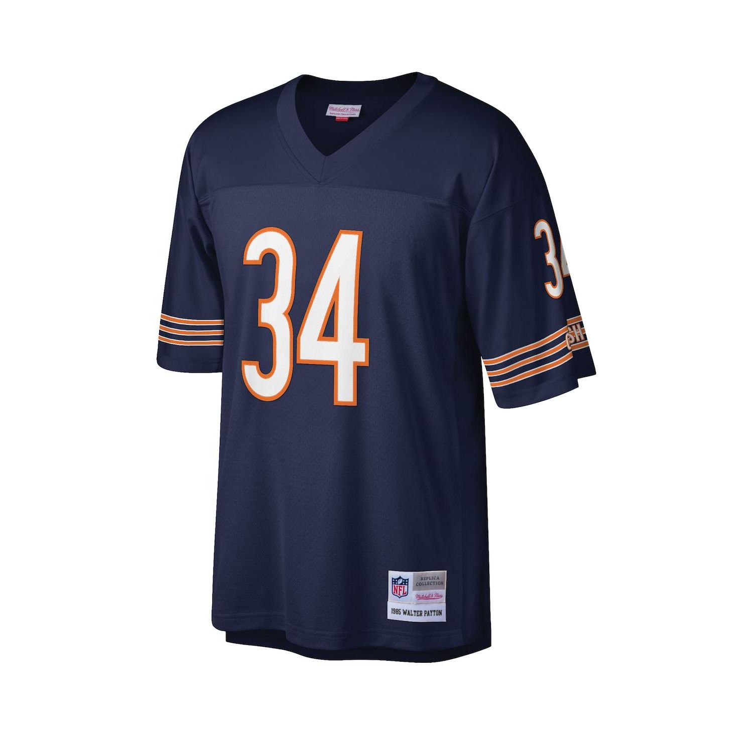 Men's Walter Payton Navy Chicago Bears Big and Tall 1985 Retired Player Replica Jersey