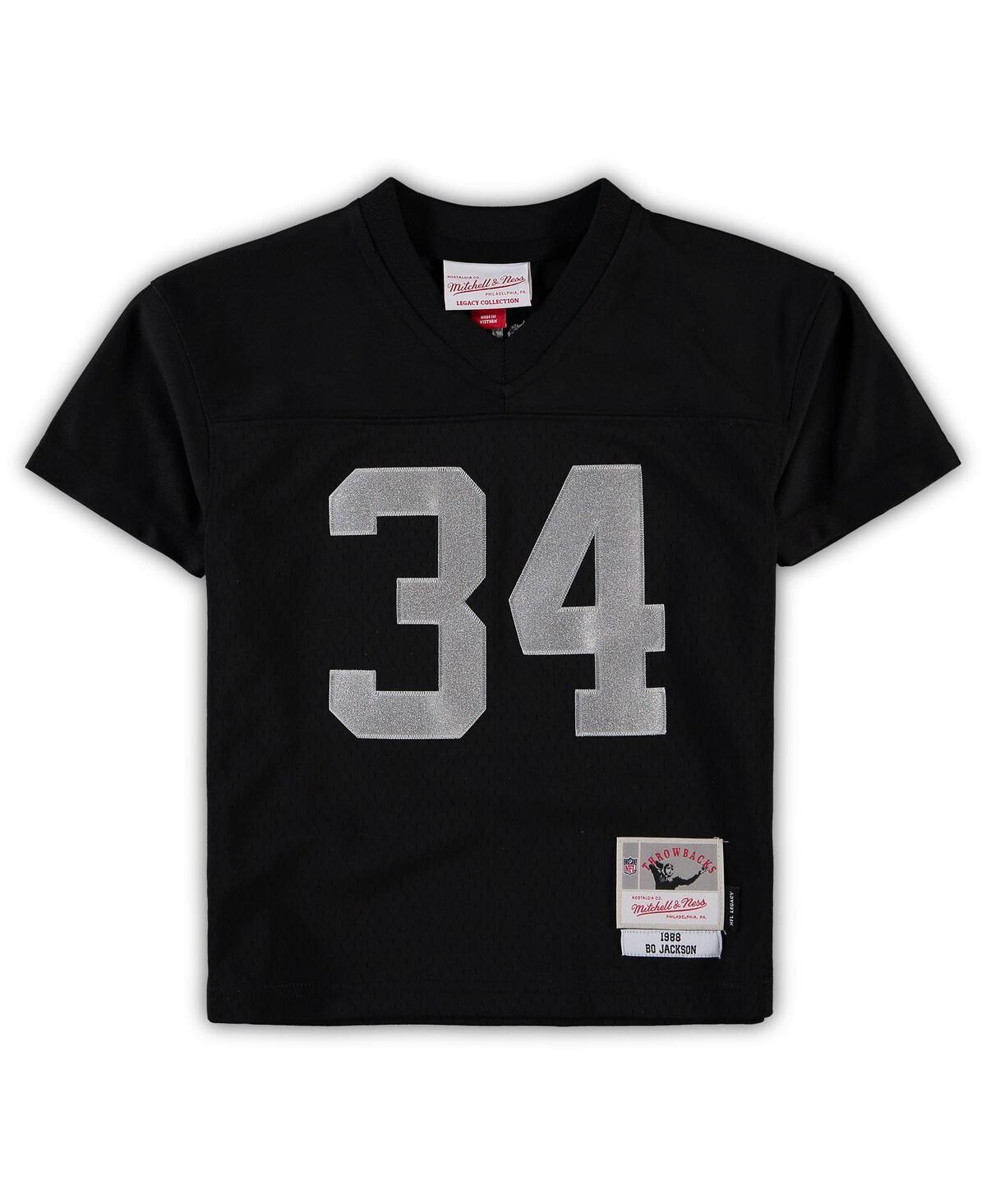 Preschool Girls and Boys Bo JacksonLas Vegas Raiders 1988 Retired Player Legacy Jersey - Black