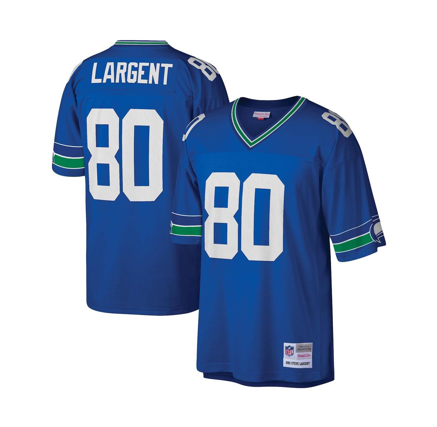 Men's Steve Largent Royal Seattle Seahawks Legacy Replica Jersey