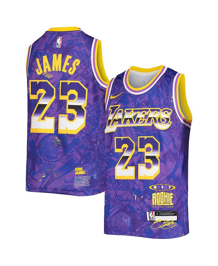 Lebron james purple outlet jersey lakers