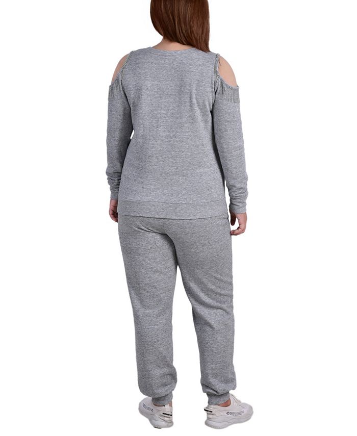 cold shoulder jogger set