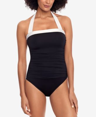 lauren ralph lauren bel aire maillot one piece swimsuit