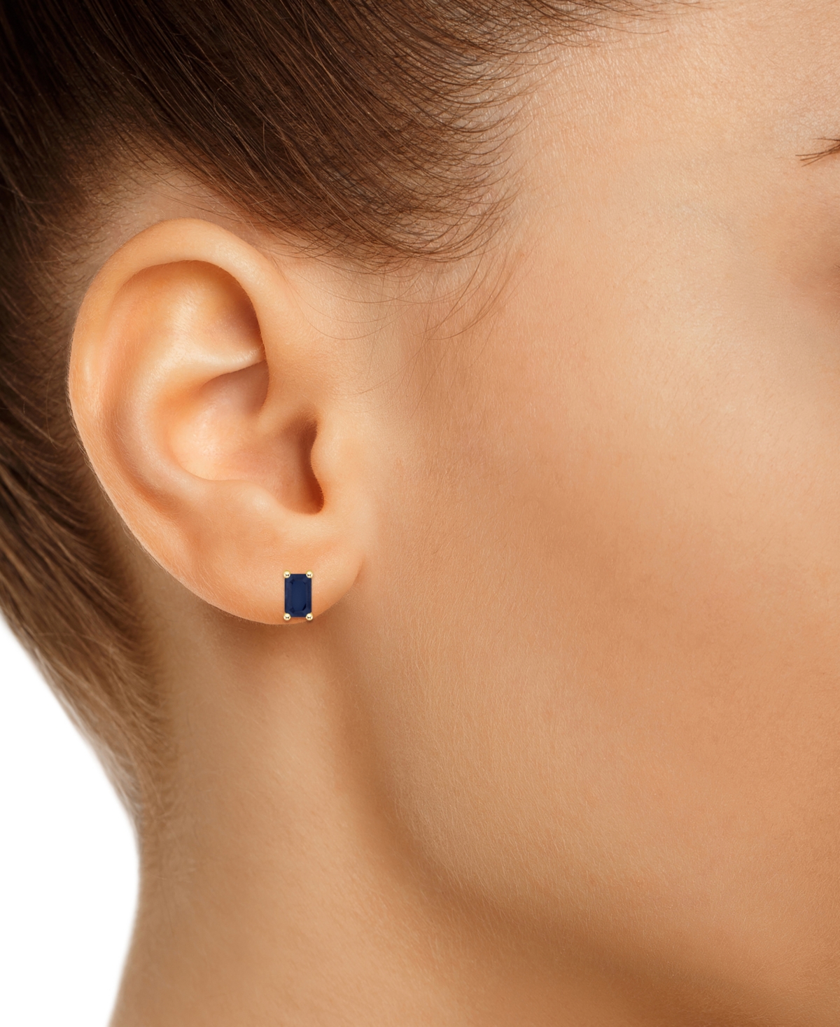 Tanzanite Stud Earrings (1/2 ct. t.w.) in 14k Gold (Also in Emerald, Ruby & - Sapphire